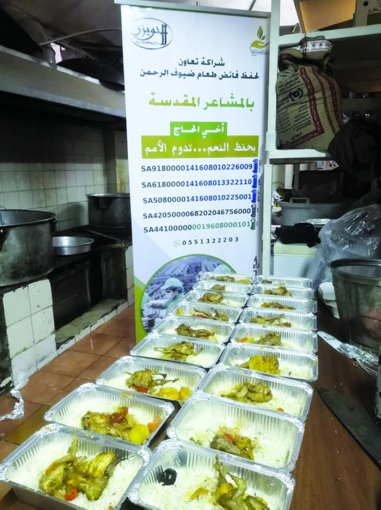 






وجبات من فائض الأطعمة                             (مكة)