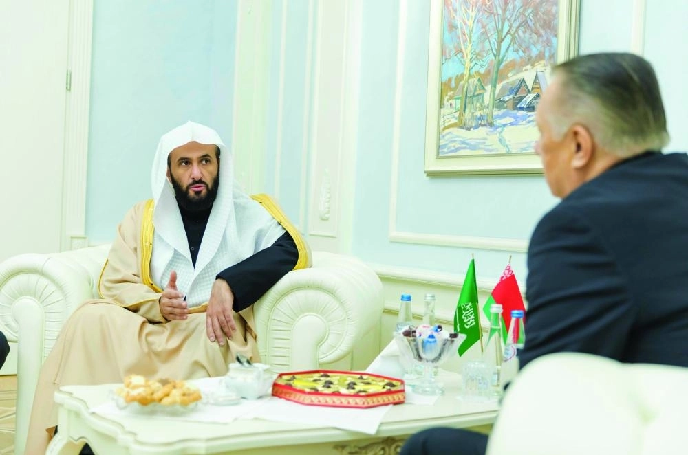 وليد الصمعاني خلال الزيارة (واس) 