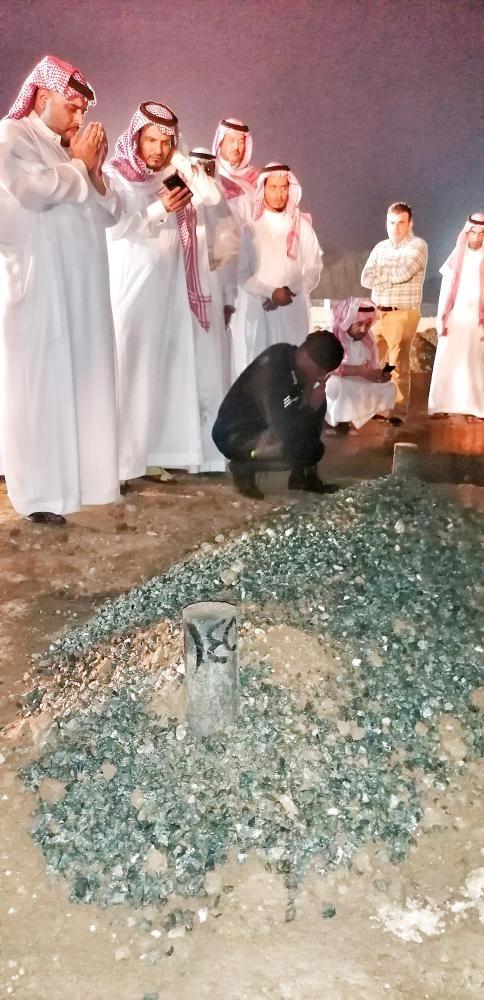 دفن الشهيد اللواء الفغم - تصوير أنس الحارثي ( مكة ) 