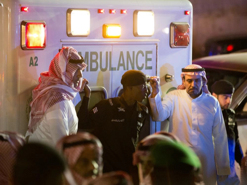 وصول جثمان اللواء عبدالعزيز الفغم أنس الحارثي (مكة ) رقم 1