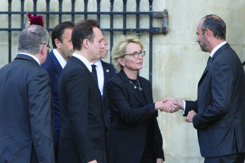 من مراسم تشييع شيراك (د ب أ)