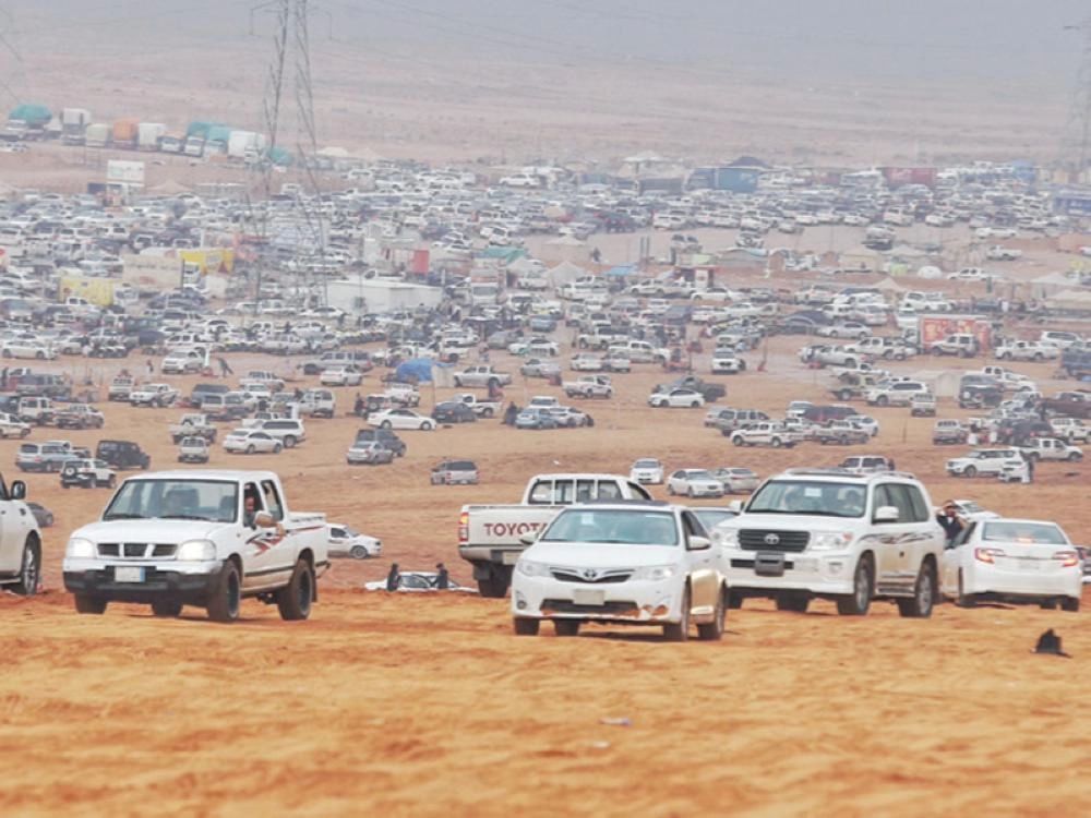 الثمامة ممتلئة بالمتنزهين في فعاليات سابقة (مكة)