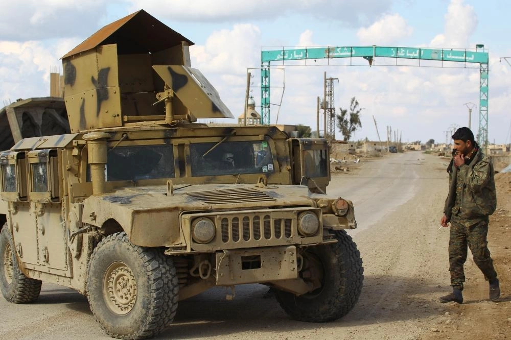 حشود عسكرية على حدود سوريا (د ب أ)