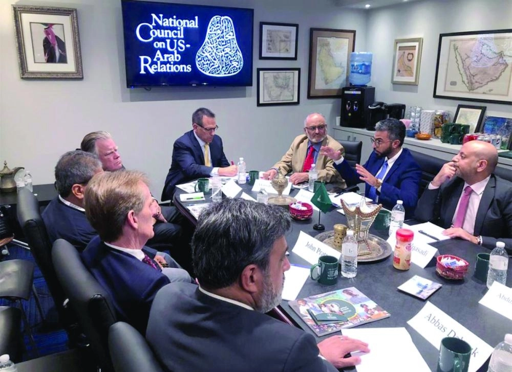 من لقاءات وفد برنامج إعمار اليمن في واشنطن (مكة)