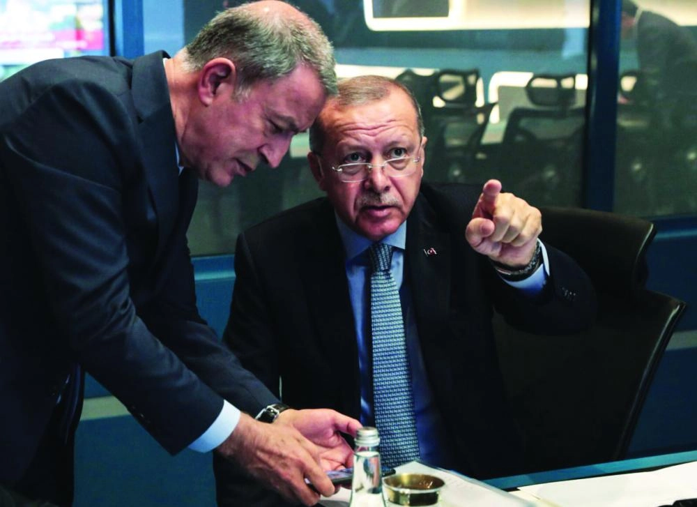 أوردغان يتابع العمليات العدائية (د ب أ)