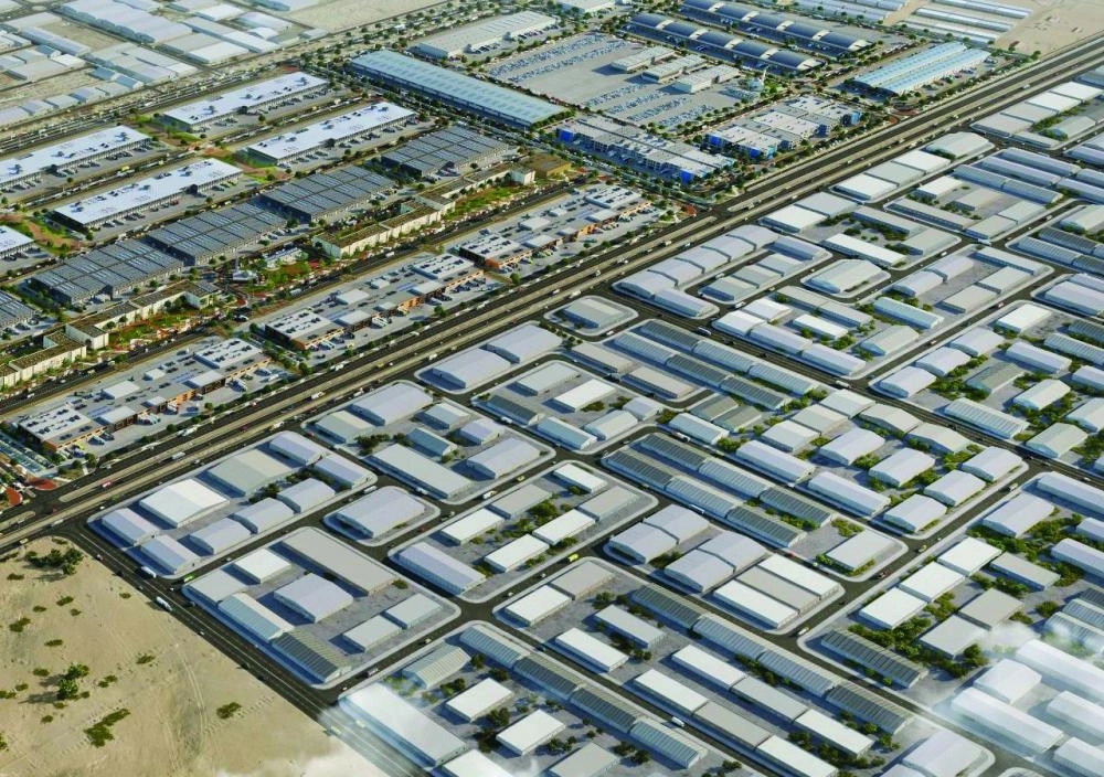 تخيلية لمنطقة الخمرة اللوجستية (النقل)