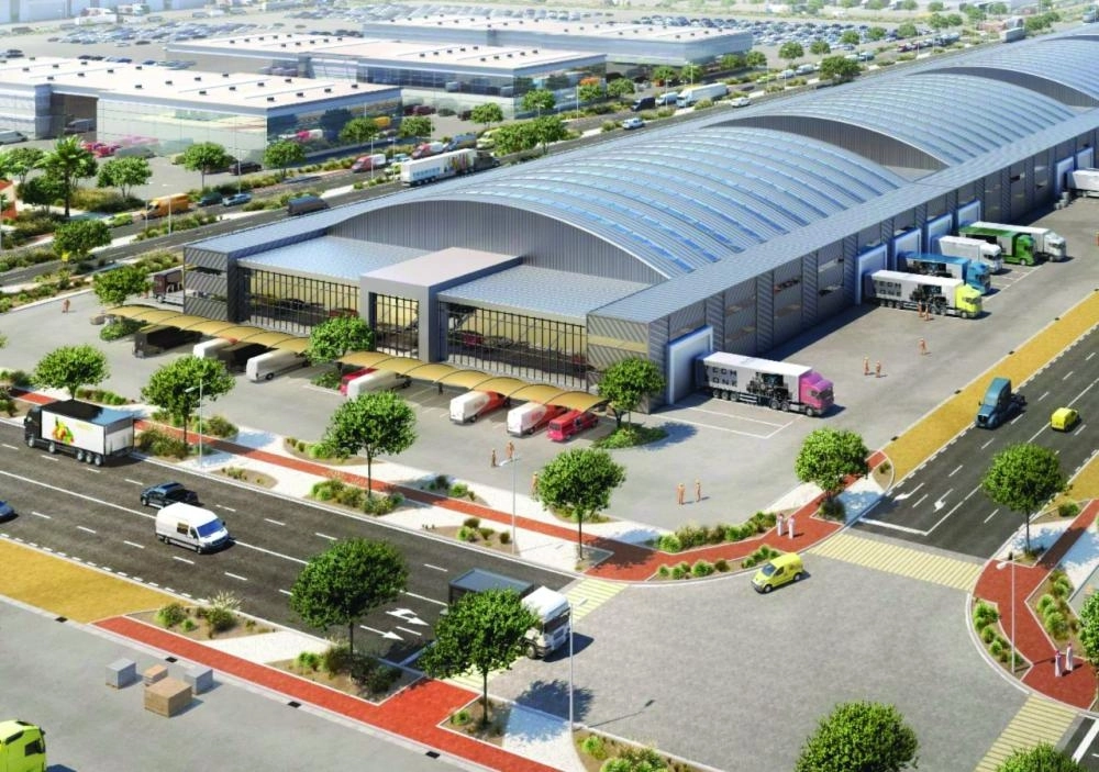 تخيلية لمنطقة الخمرة اللوجستية (النقل)