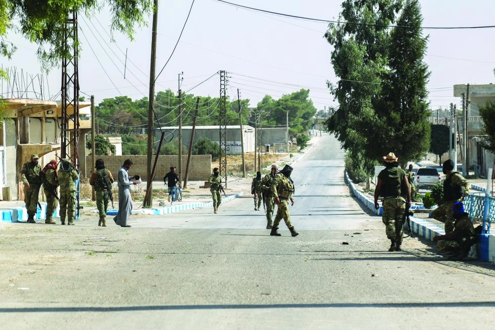 






توغل تركي في شمال سوريا                                                (د ب أ)