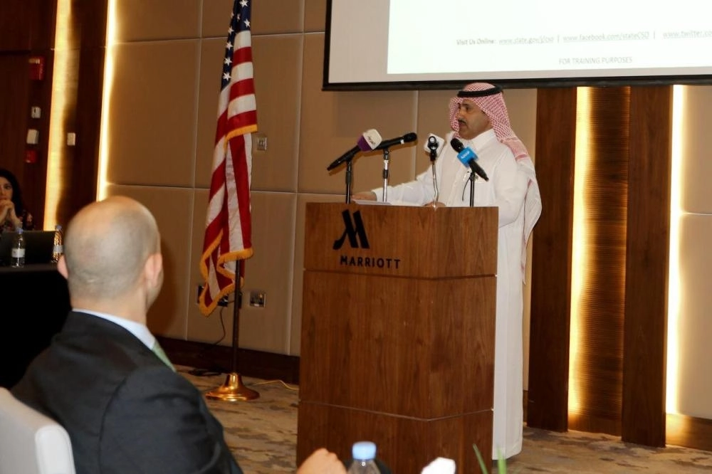 أثناء انعقاد الورشة