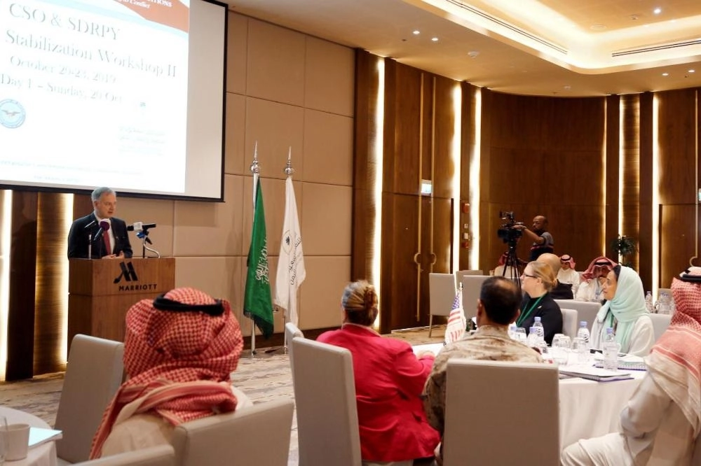 أثناء انعقاد الورشة