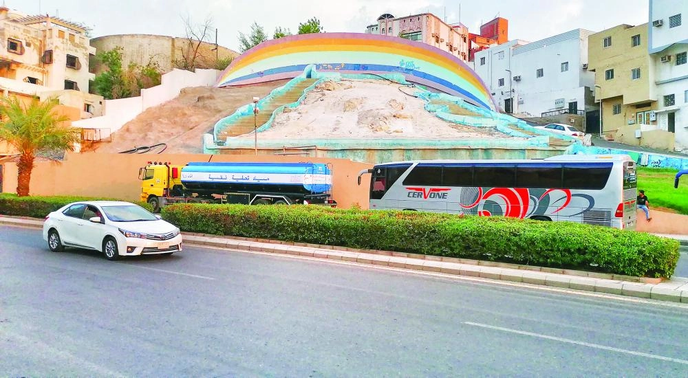 مجسم خريطة المملكة في مكة (أنس الحارثي)