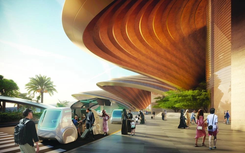 تخيلية للمطار (البحر الأحمر للتطوير)