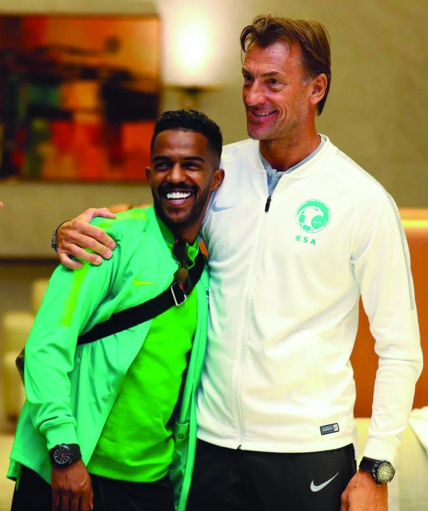 



هيرفي رينارد ونواف العابد