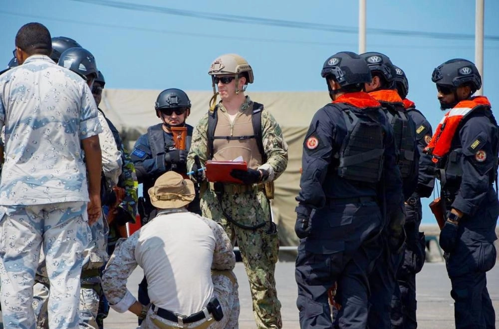 من فعاليات التمرين البحري الدولي المختلط                               (واس)