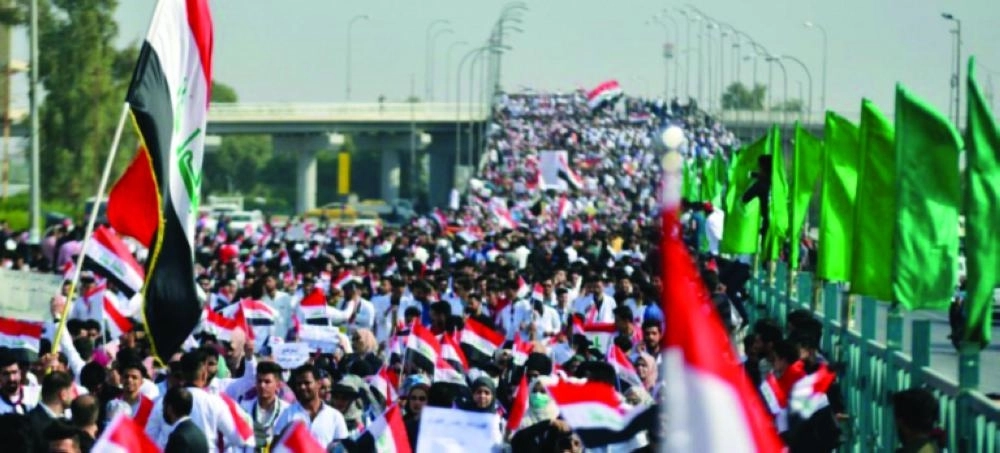 مظاهرات العراق تتواصل (أ ف ب)