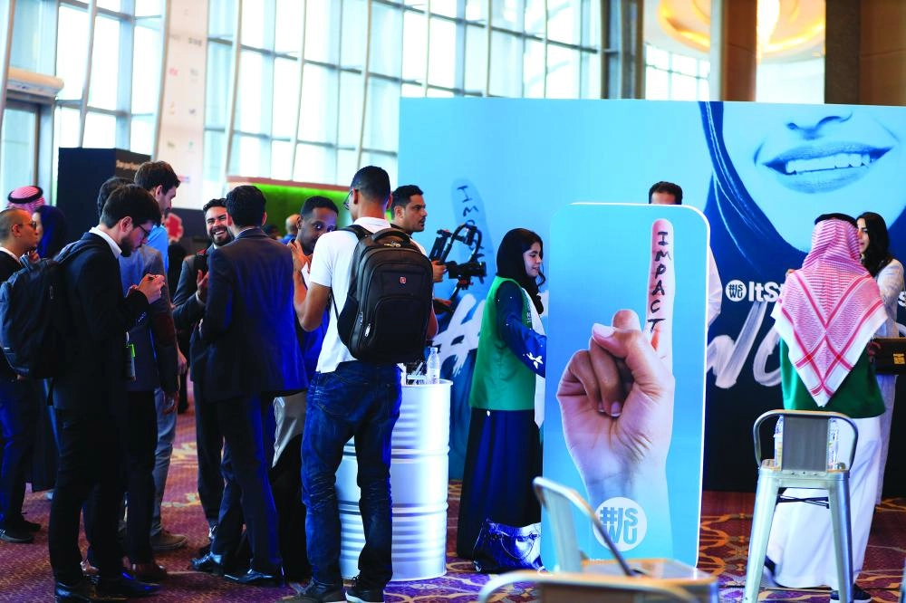 من فعاليات منتدى مسك العالمي بالرياض أمس