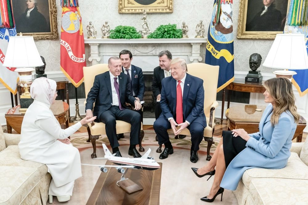 






جانب من اللقاء  في واشنطن                                                                                   (د ب أ)