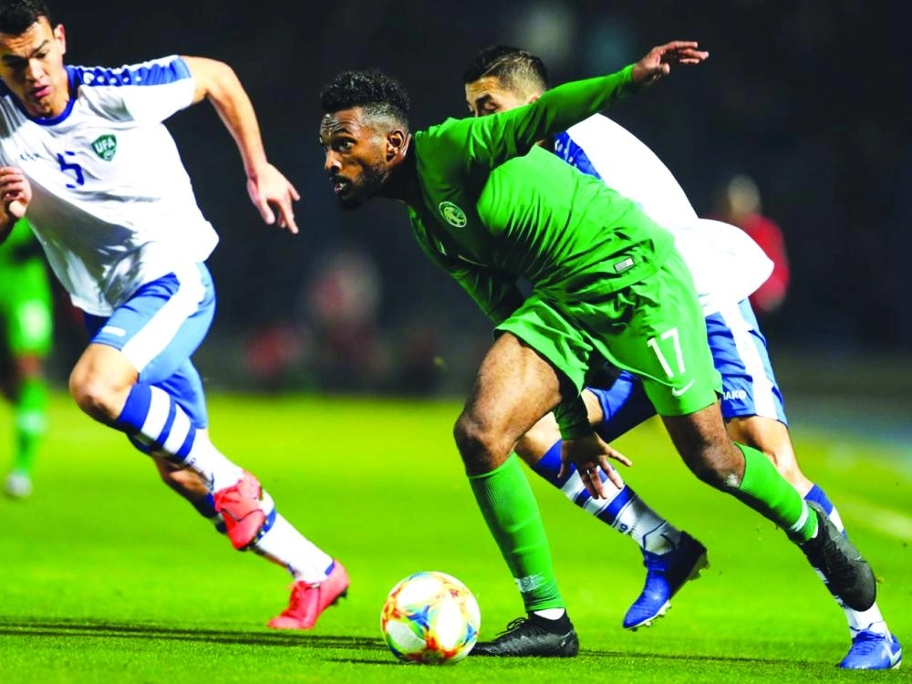 






من لقاء الأخضر وأوزبكستان