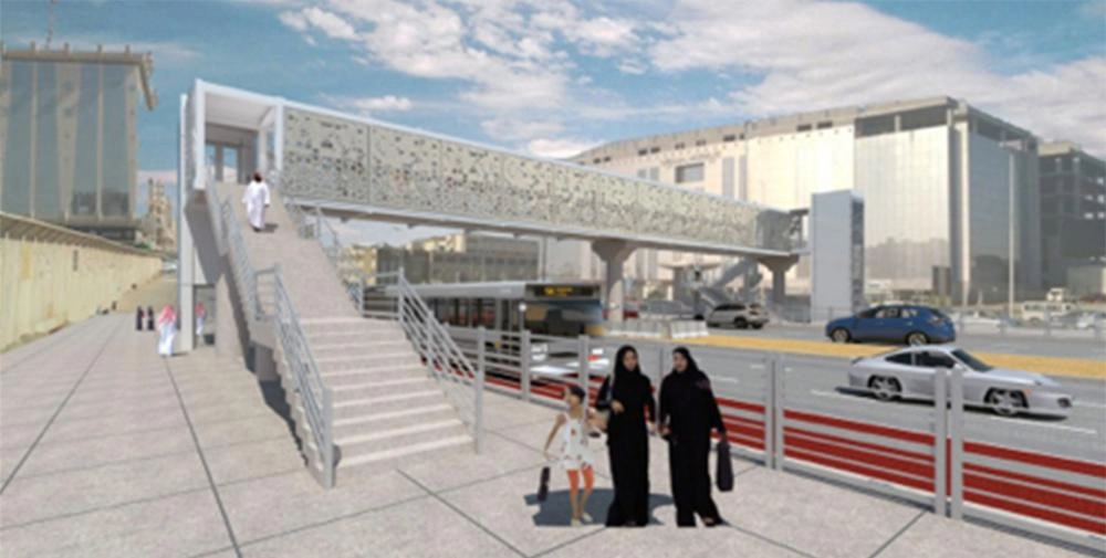 






نموذج لأحد جسور المشاة                                       (مكة)