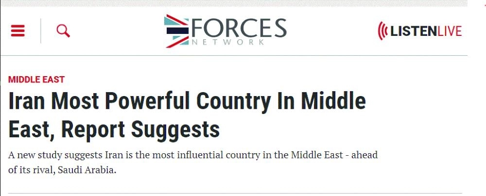 الاستراتيجية الايرانية وفق شبكة فورس (مكة)