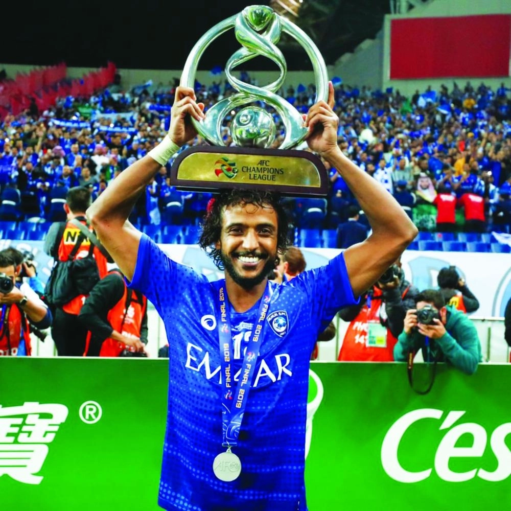 ياسر الشهراني يحتفل بطريقته الخاصة  (إعلامي الهلال)