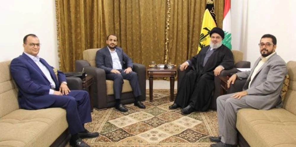 حسن نصر الله مع وفد حوثي (مكة)