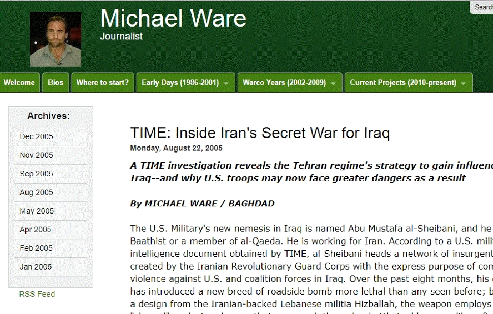 مدونة الصحفي مايكل وير (مكة)