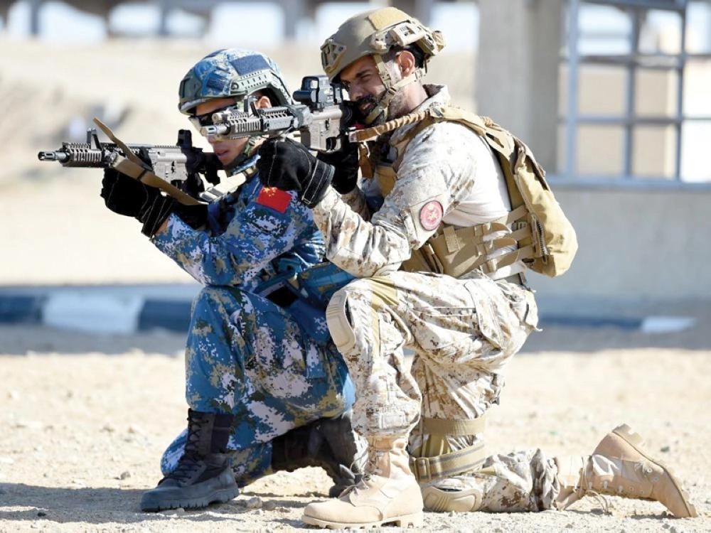 من تمرين «السيف الأزرق 2019»                                                                                  (واس)