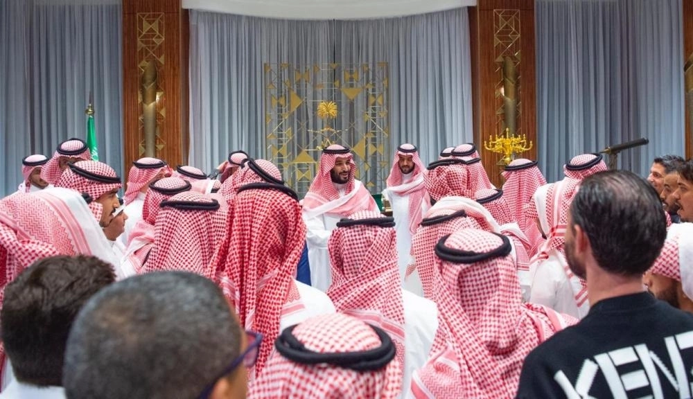 ولي العهد مع نادي الهلال (واس)