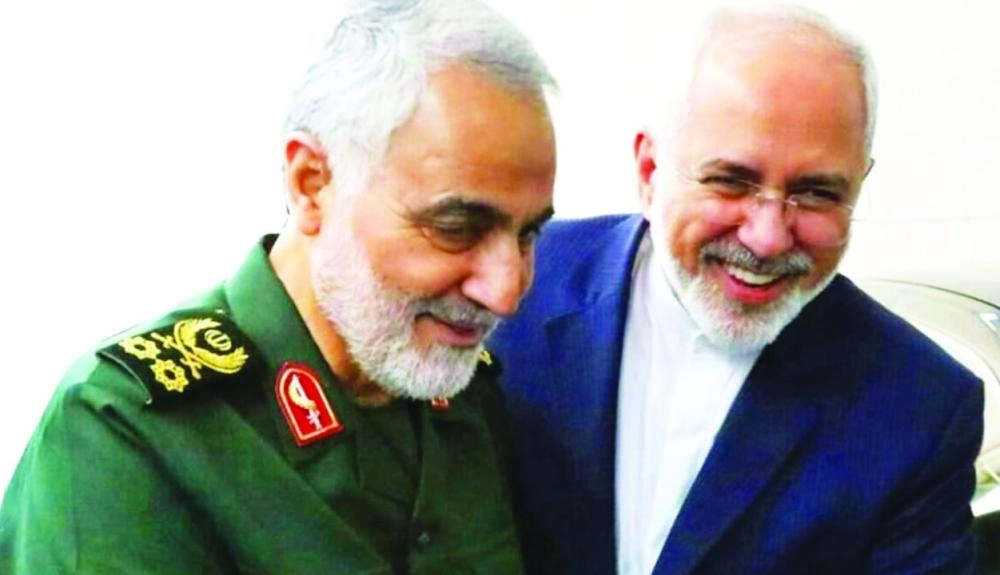 ظريف وسليماني يديران سياسة الشر الإيراني  (مكة)