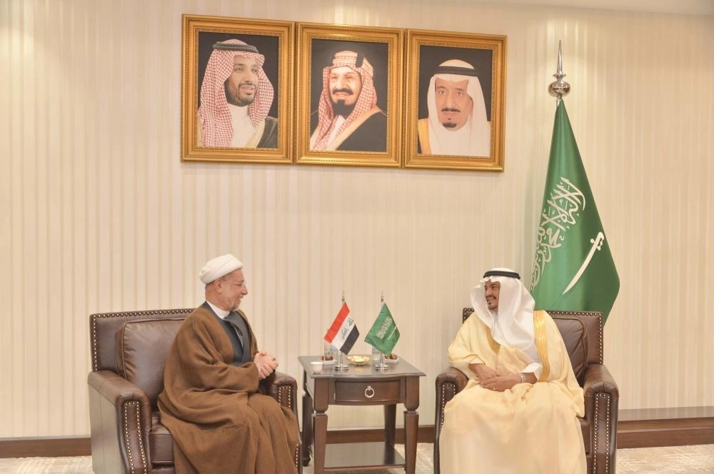 وزير الحج والعمرة ووفد دولة العراق (مكة)