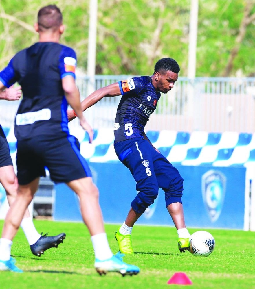 جانب من تدريبات الهلال قبل انطلاق البطولة (إعلامي الهلال)

