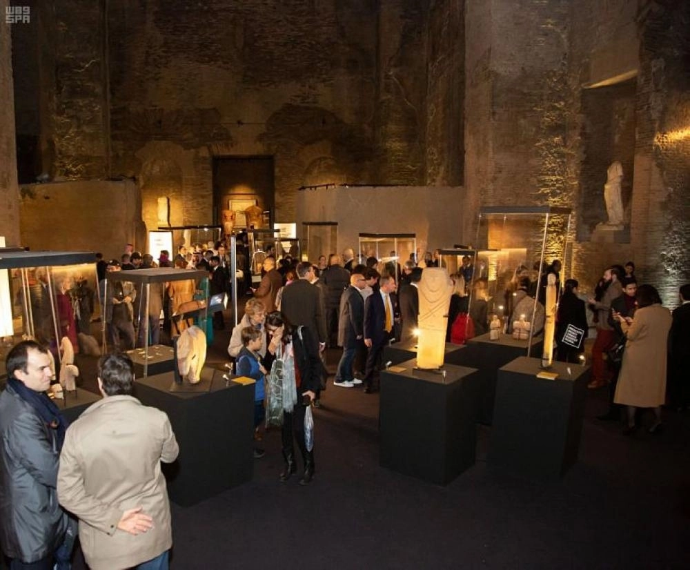 من معرض روائع آثار المملكة في روما  (واس)