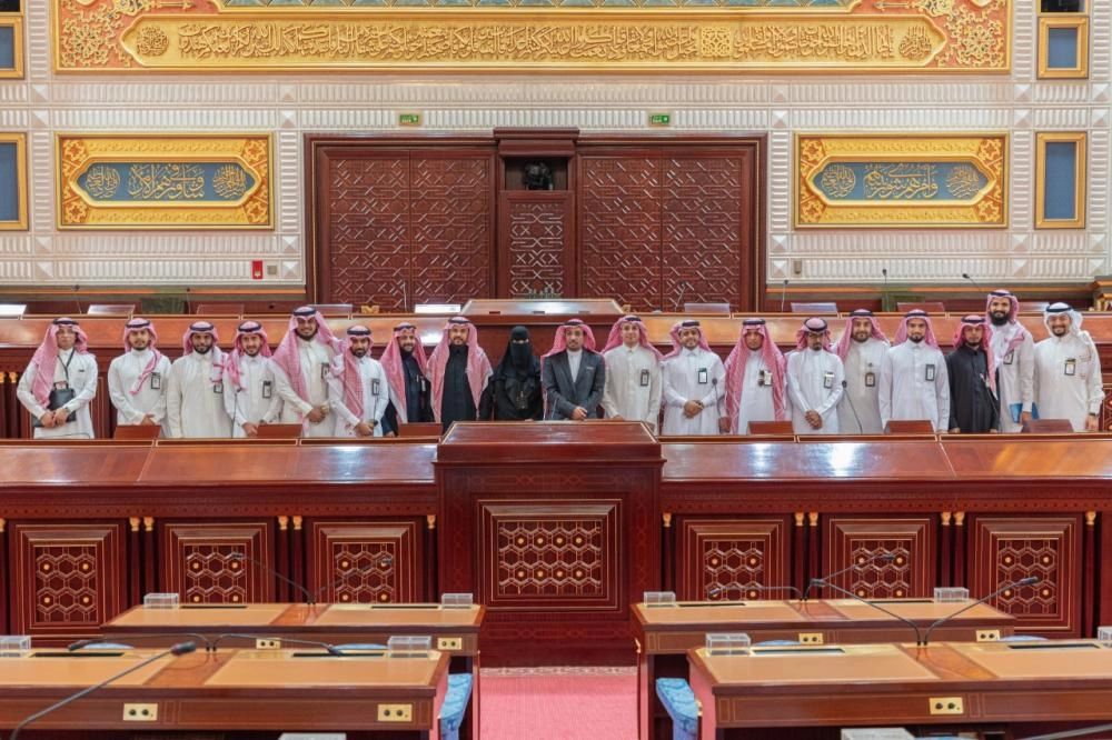 زيارة وفد المجلس الشبابي بالسعودية للكهرباء لمجلس الشورى (مكة)