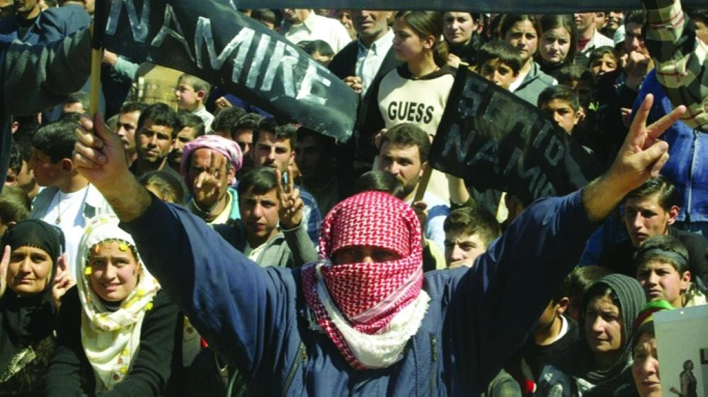 متظاهرون أكراد في القامشلي (مجلس العلاقات الخارجية)