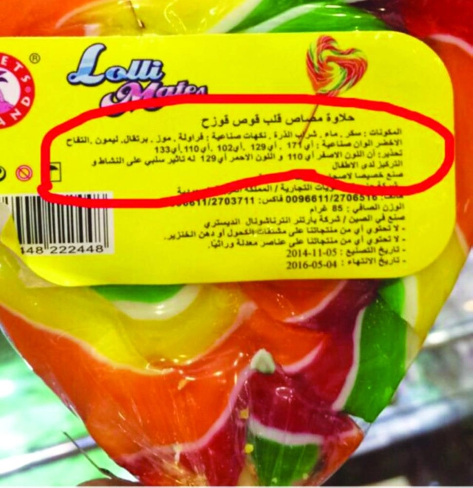 مكونات الحلوى