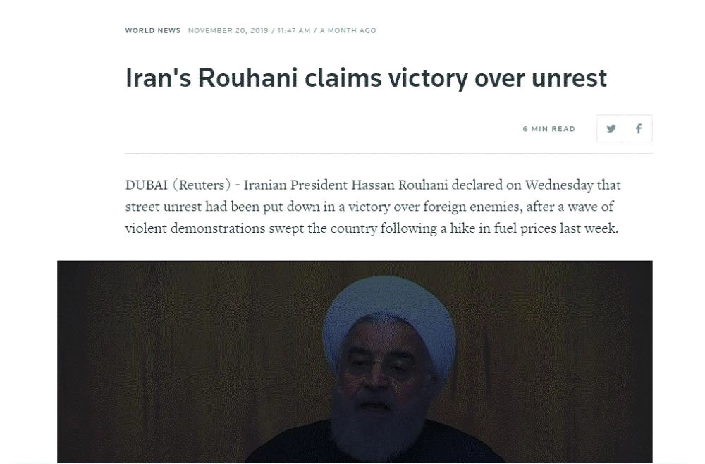 روحاني خلال اجتماع مجلس الوزراء (مكة)