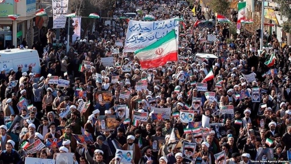 المظاهرات الشعبية في إيران (مكة)