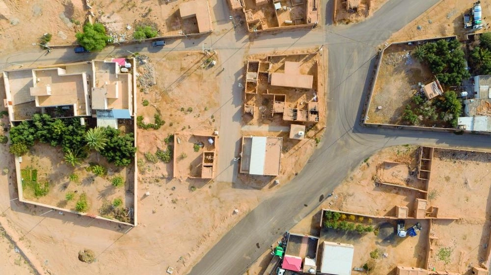 مسجد الحديثة في الجوف قبل 