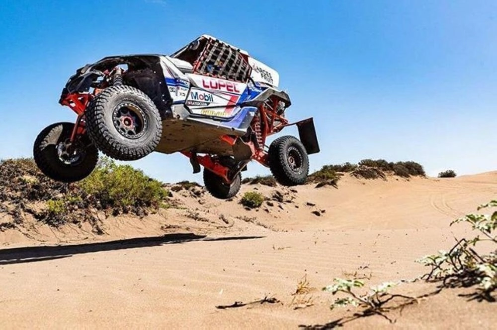 جانب من المرحلة الثانية (الوجه - نيوم) لرالي داكار السعودية 2020 أمس                                              (موقع الرالي)