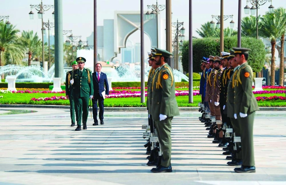 من مراسم اعتماد السفراء  