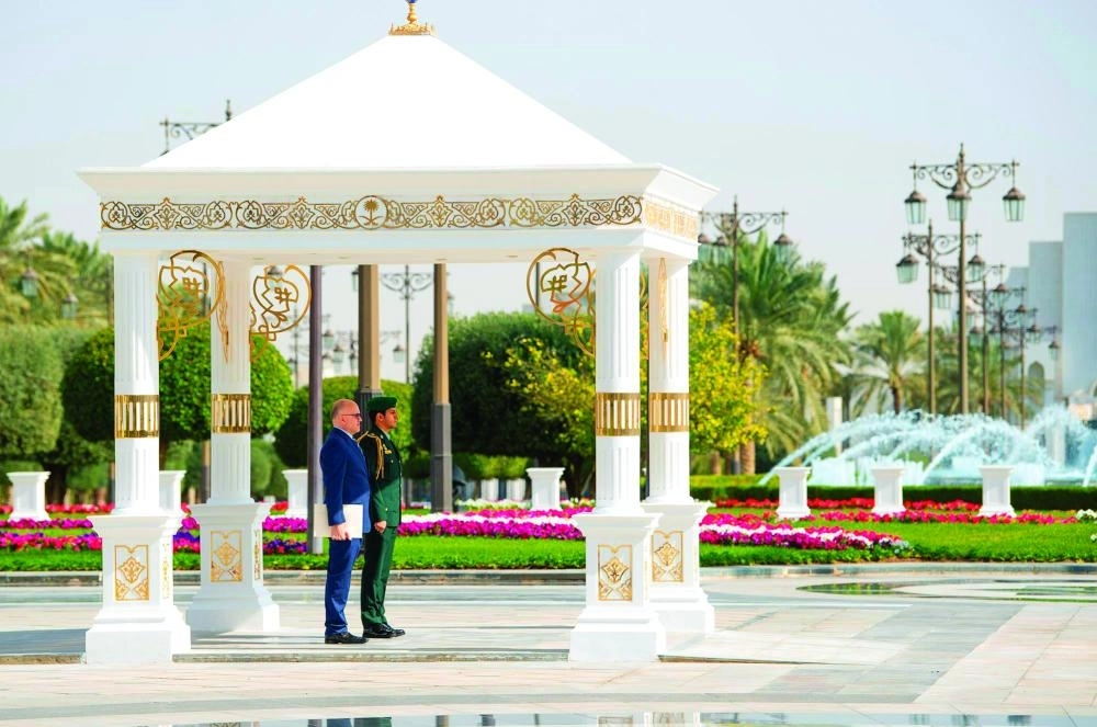 من مراسم اعتماد السفراء  