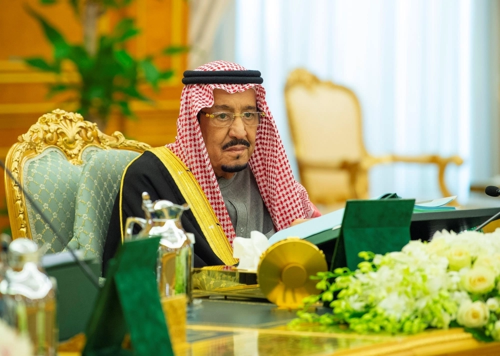 






خادم الحرمين الشريفين خلال الجلسة