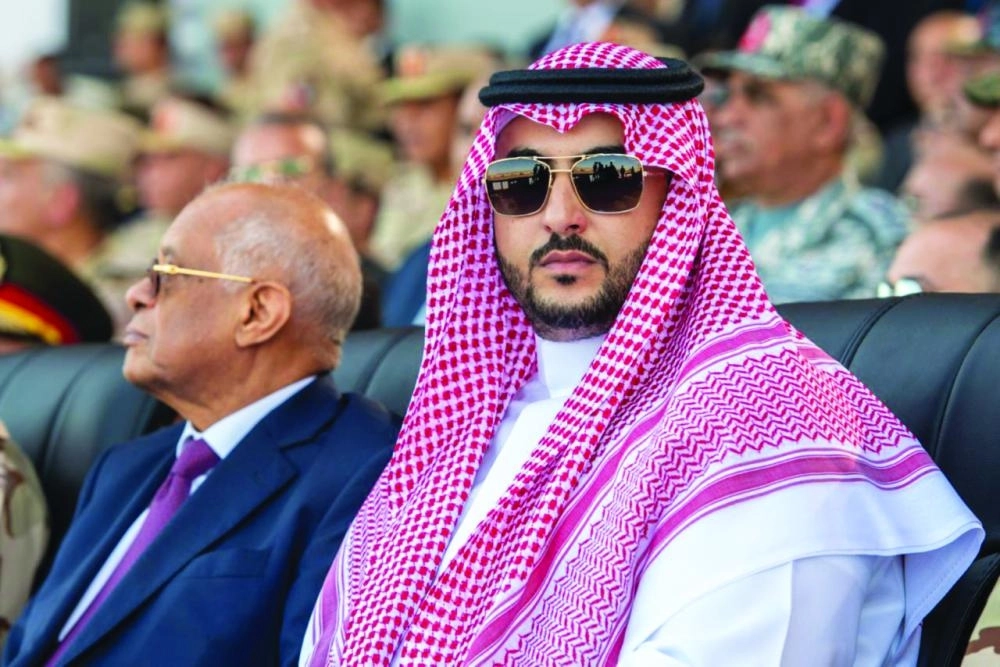 






 خالد بن سلمان خلال الافتتاح