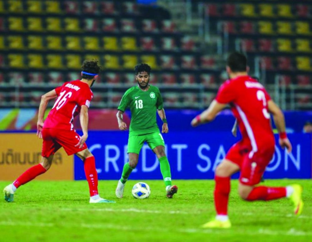 






من مواجهة السعودية وسوريا  (إعلامي المنتخب)