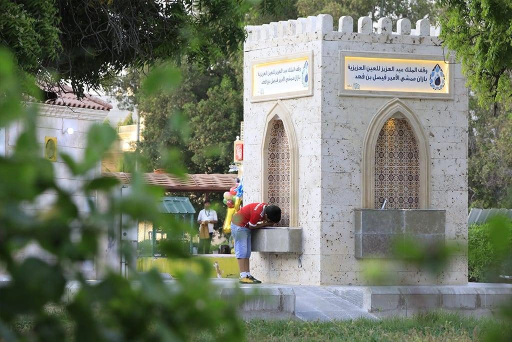 جانب من أعمال الوقف (مكة)