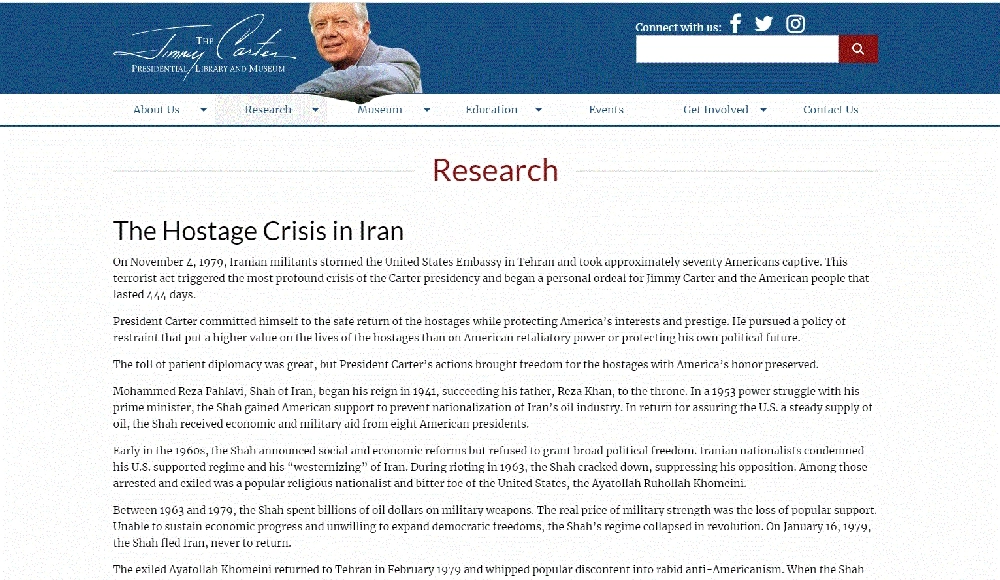 






موقع مكتبة جيمي كارتر