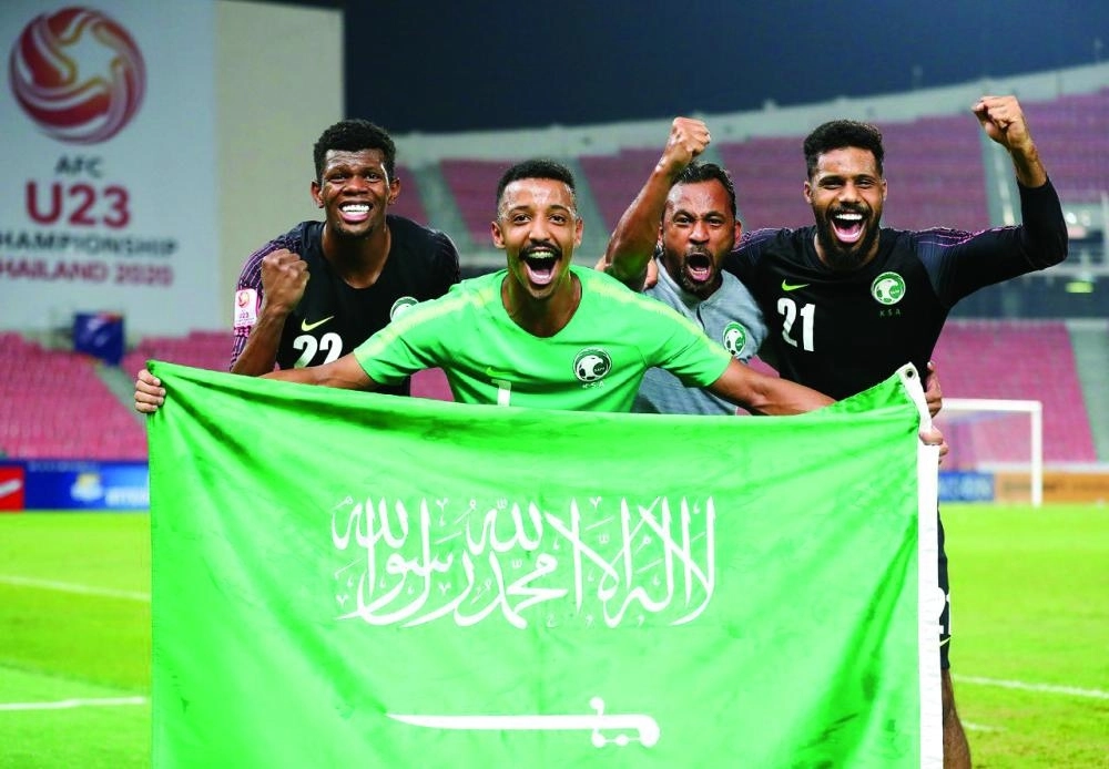 احتفالية سعودية (إعلامي المنتخب)