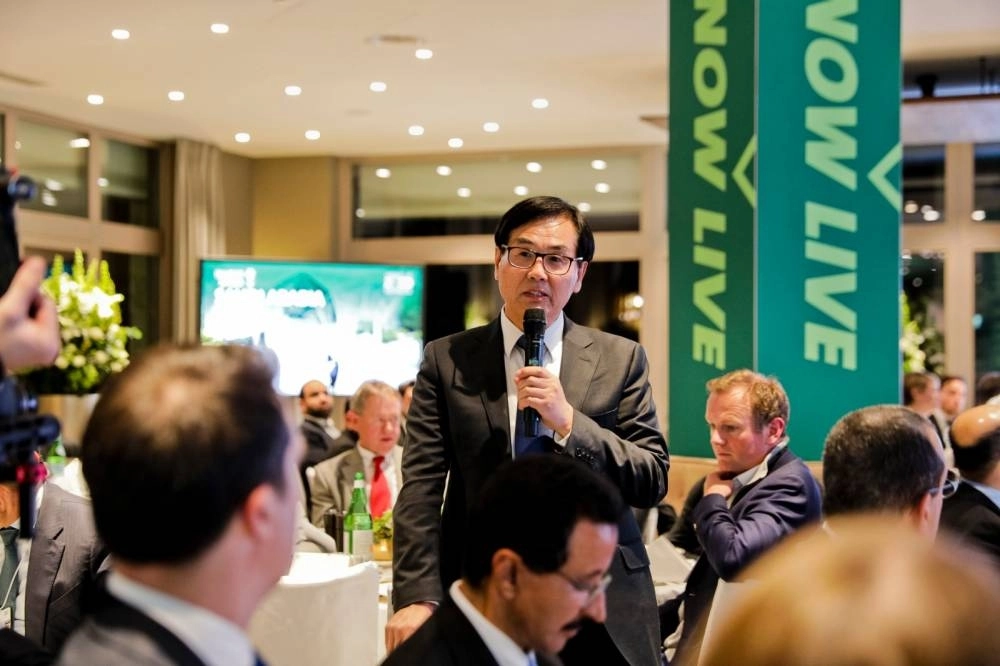 من حفل العشاء السعودي بدافوس