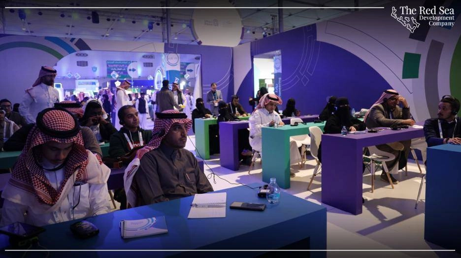 جانب من مشاركة شركة البحر الأحمر في ملتقى بيبان الرياض (مكة)